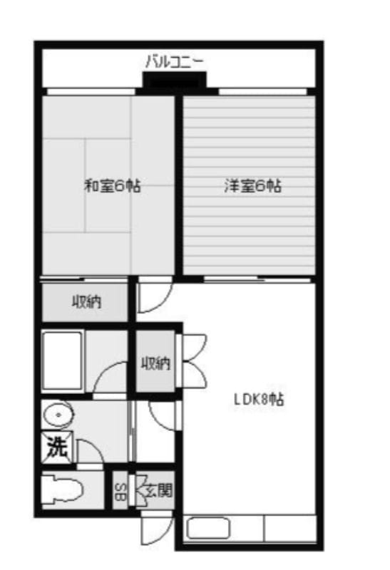 モリコーポ 508 間取り図