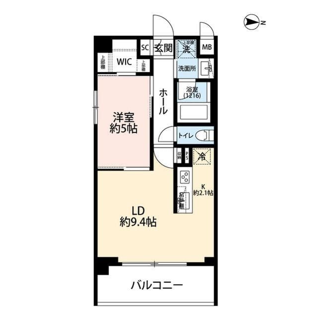 プレール・ドゥーク本所吾妻橋Ⅲ 504 間取り図