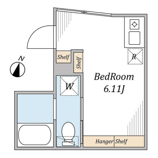 The Shinjuku East 201 間取り図