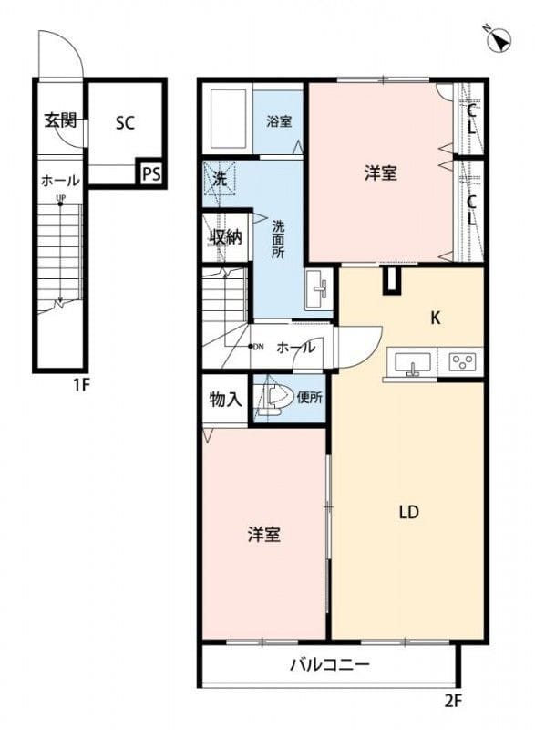 STELLA RIVA 205 間取り図