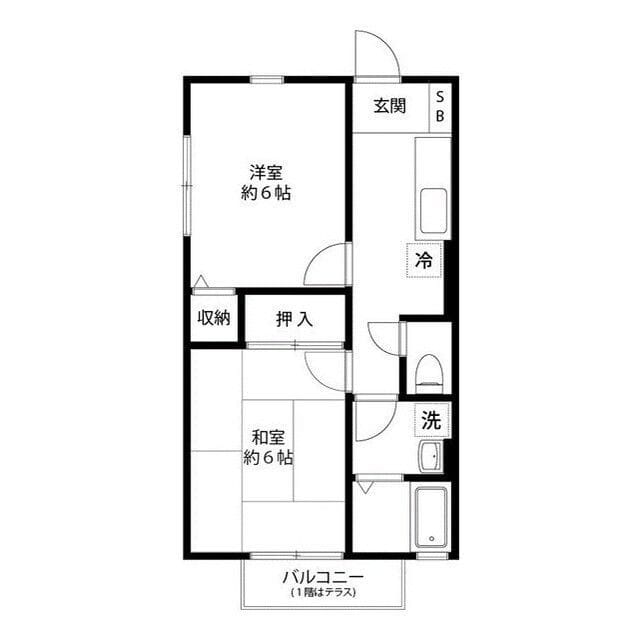 サンコート東戸塚A棟 201 間取り図