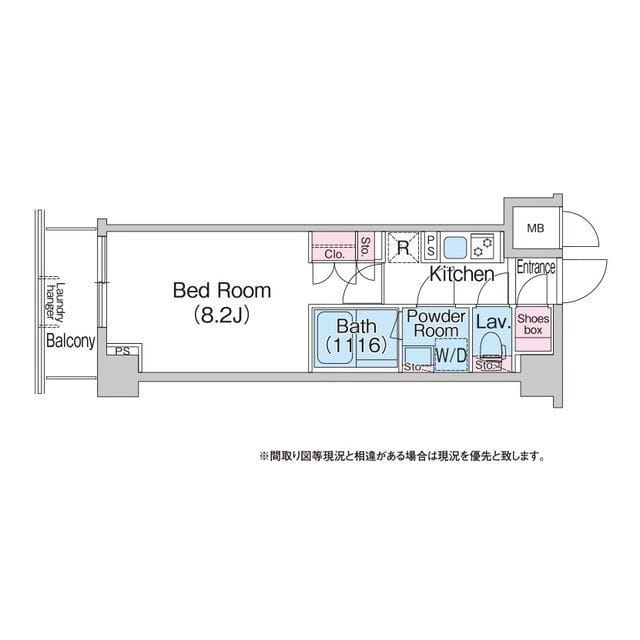 コンフォリア成増 607 間取り図