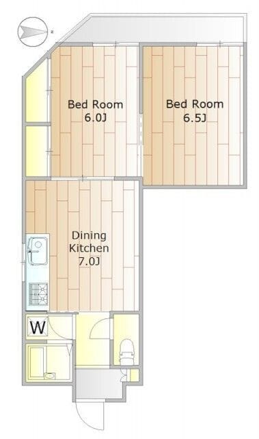グランパレ目黒 303 間取り図