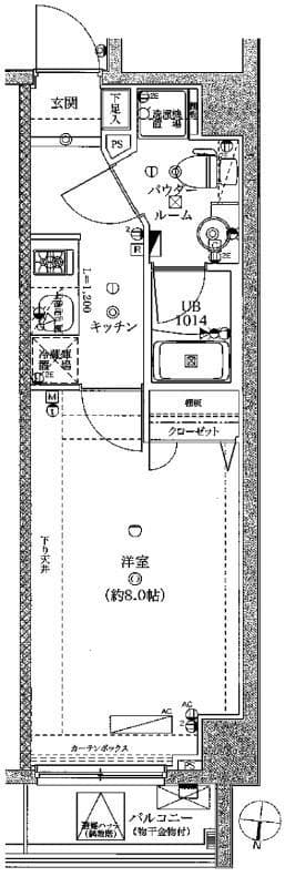 スパシエ グランス 練馬武蔵関 703 間取り図