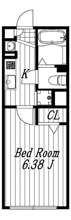 リーリオ堀切 402 間取り図
