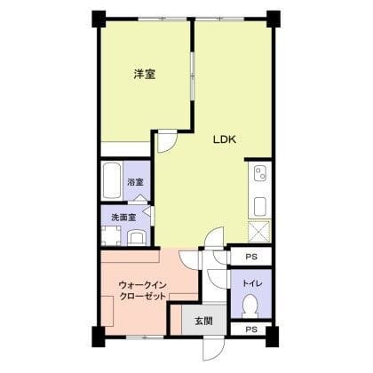 綾東ヴィレッジ壱番館 304 間取り図