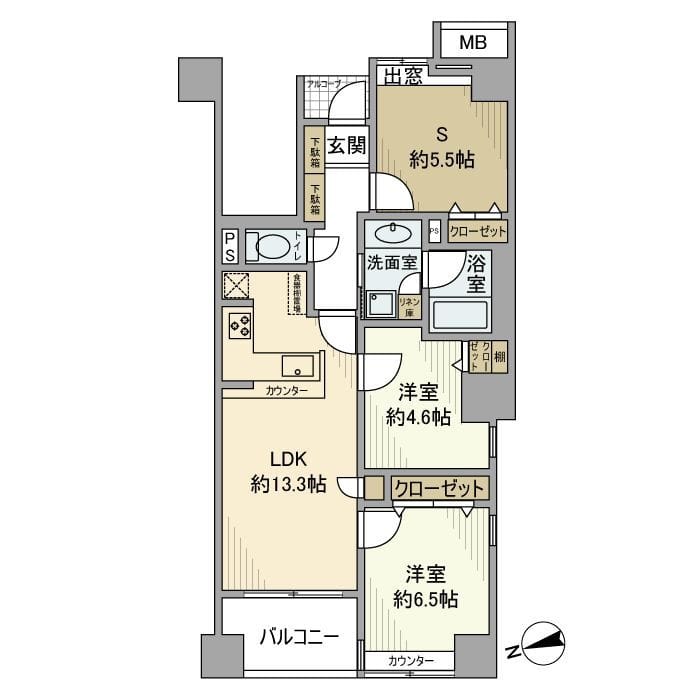 ベルメゾン文京白山 0 間取り図