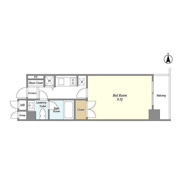 NONA PLACE渋谷神山町 208 間取り図
