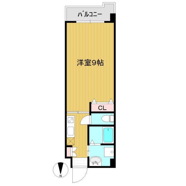 アレーナベイサイド 406 間取り図