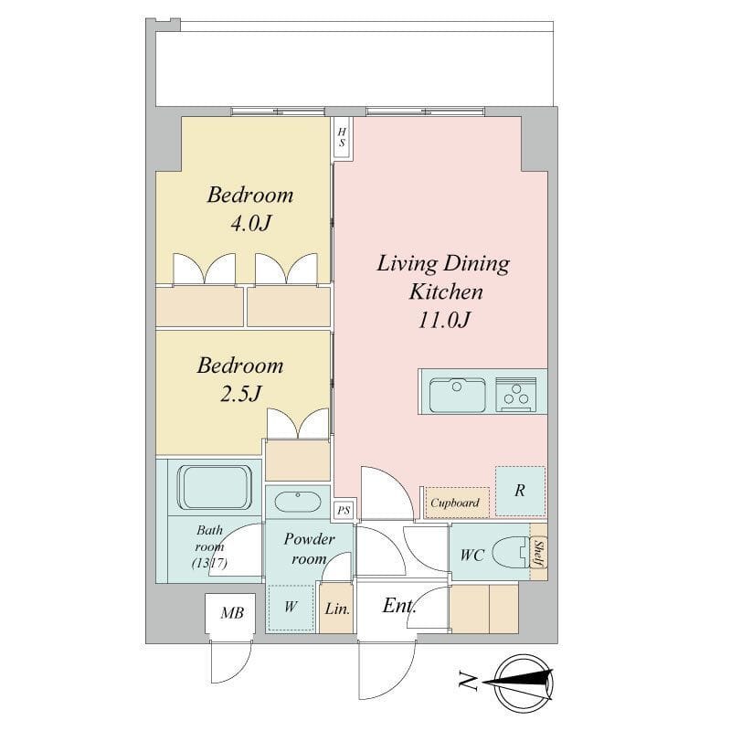LIME RESIDENCE KAWAGUCHI EAST 0311 間取り図