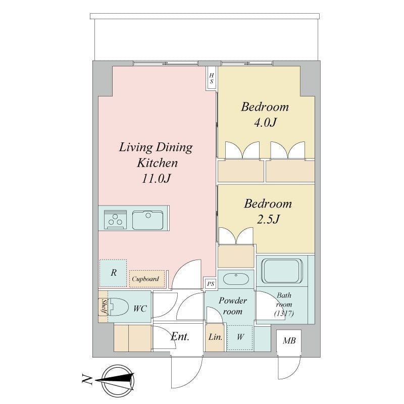 LIME RESIDENCE KAWAGUCHI EAST 0312 間取り図