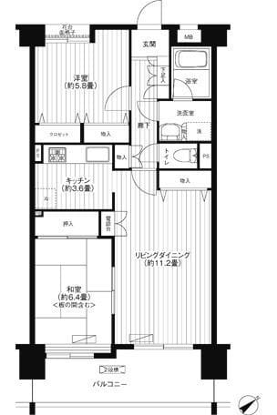 グランドパレス37 502 間取り図