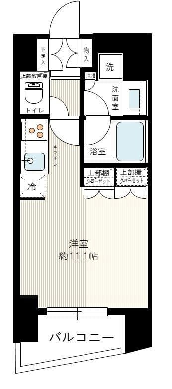 ダイナシティ高円寺 605 間取り図