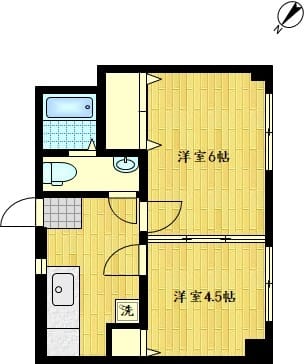 ヒロサワビル 302 間取り図
