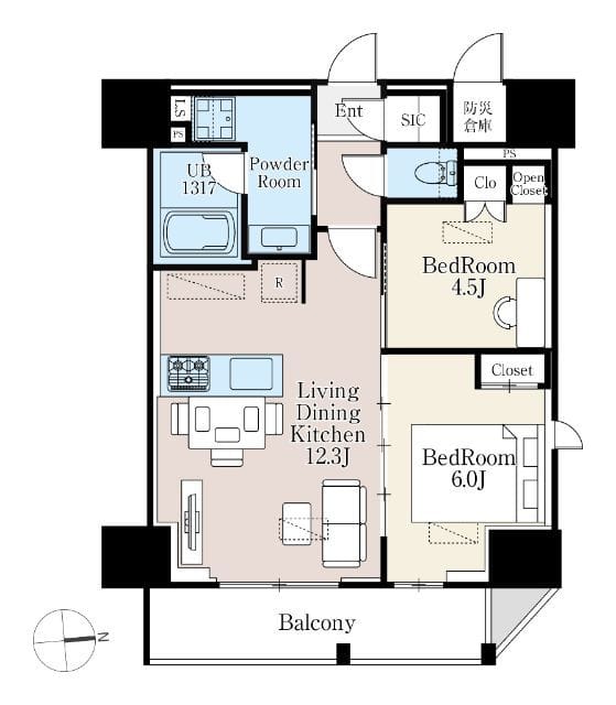 ザ・ライオンズフォーシア町屋 1401