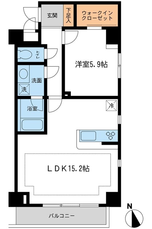 NTPRレジデンス鷹番 0108 間取り図