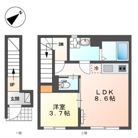 ESPOIR HILLS 202 間取り図