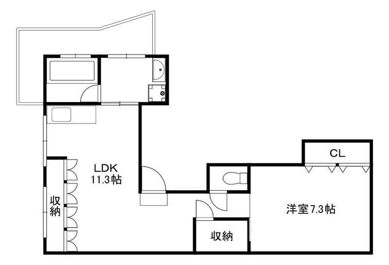 小石川ヒルズ B