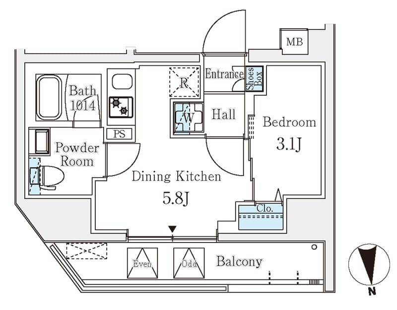 クラリティア文京湯島 1102