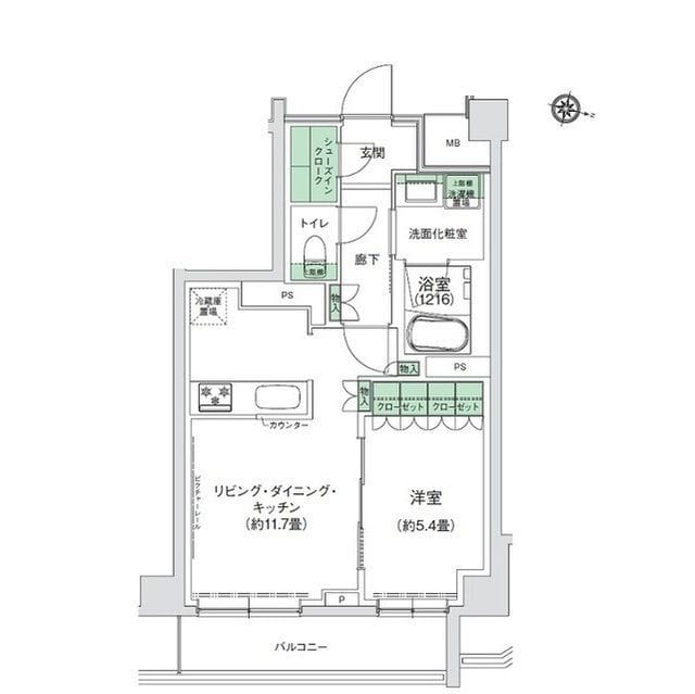 スタイリオ三軒茶屋 303 間取り図