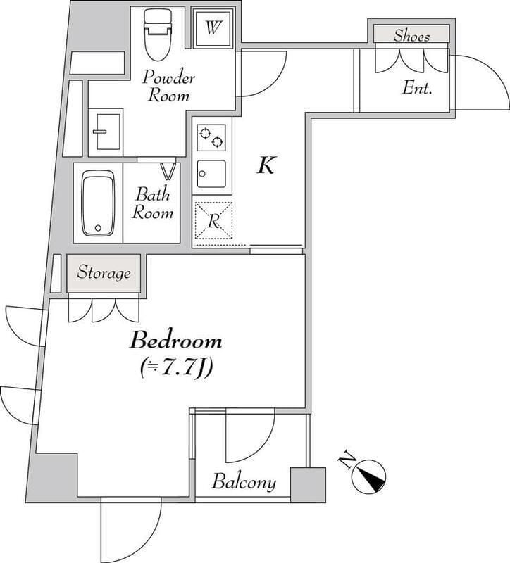 ミリアレジデンス日本橋人形町Ⅱ 404
