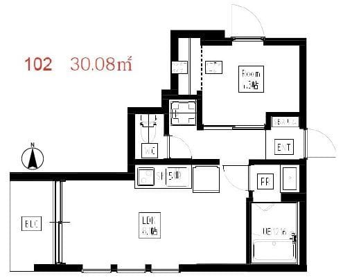 N's wood大森中 102