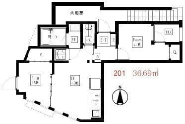 N's wood大森中 201