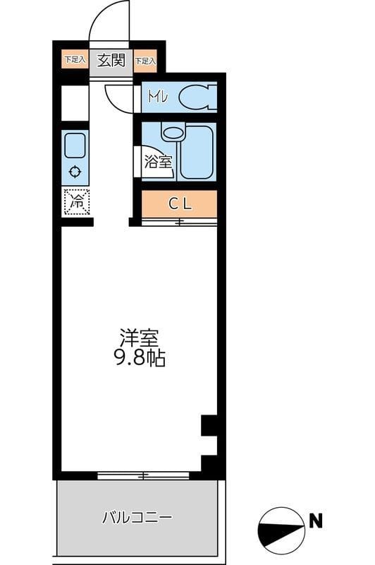 スワースモア S棟 0205 間取り図