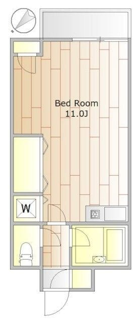 ドミール青木 207 間取り図