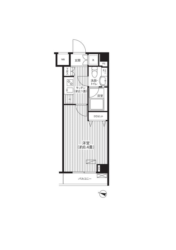 グランハイツ東中野 205
