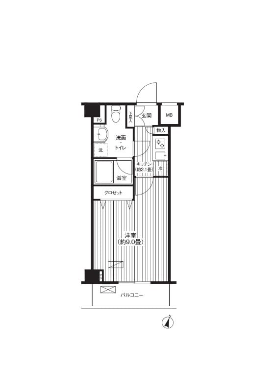 グランハイツ東中野 208