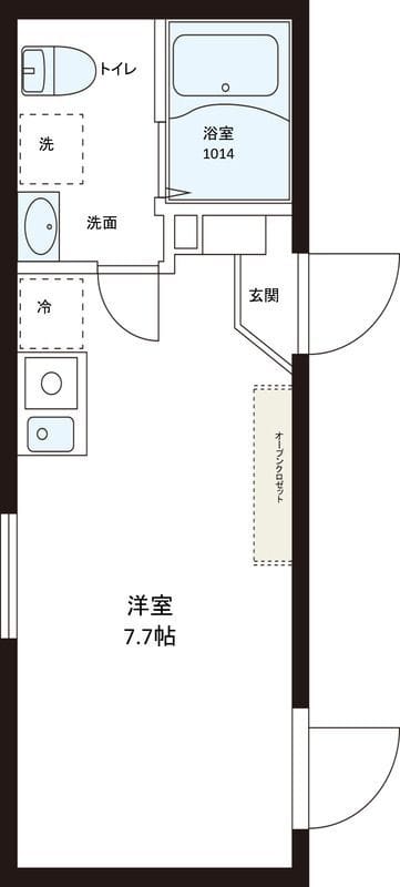 BLISS 103 間取り図