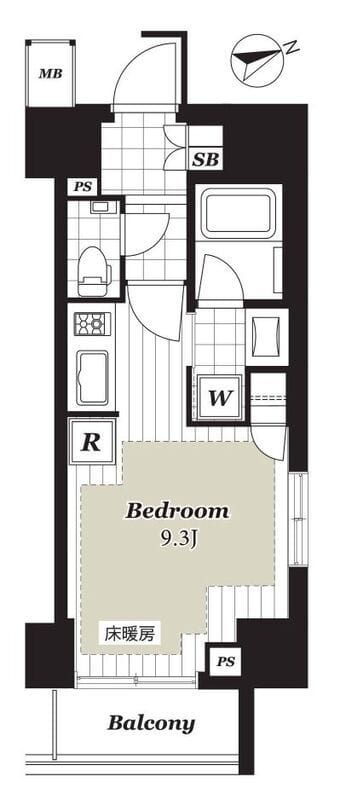 オープンレジデンシア虎ノ門 9階部分の写真