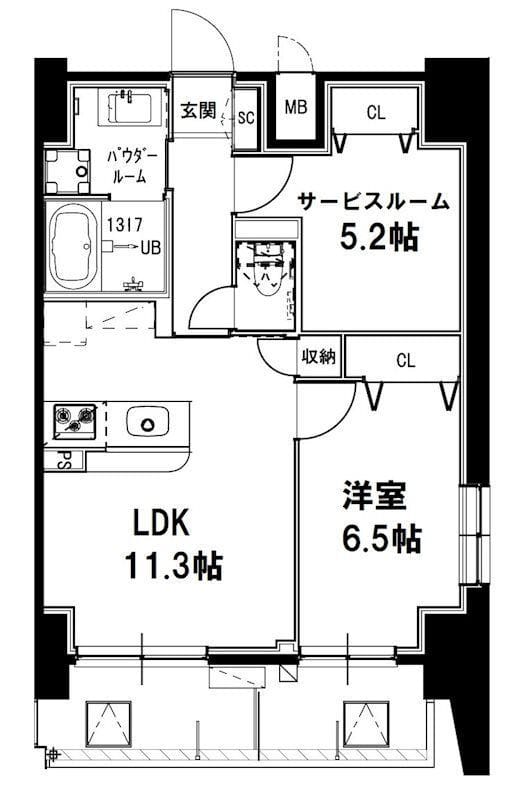 メゾンドアーク南大井 1006