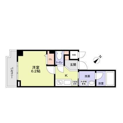 フェリシア文京 601 間取り図