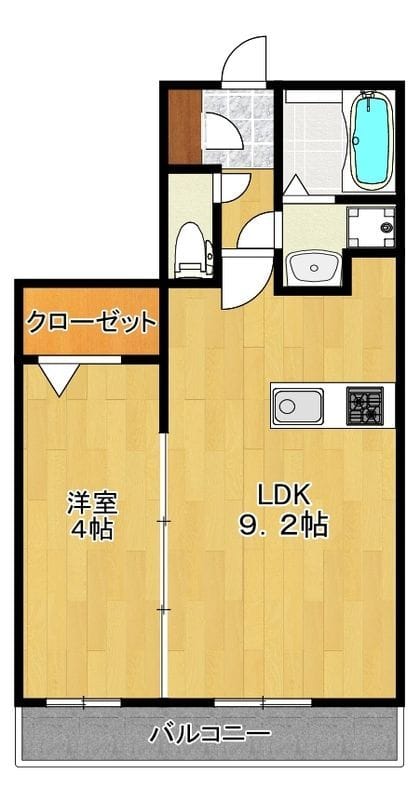 22−パーク テラス 102 間取り図