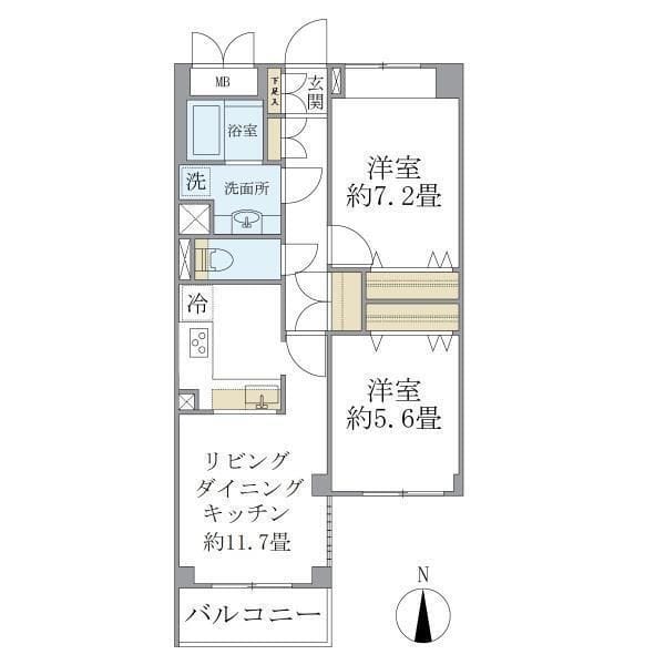 KDXレジデンス杉並方南町 305 間取り図
