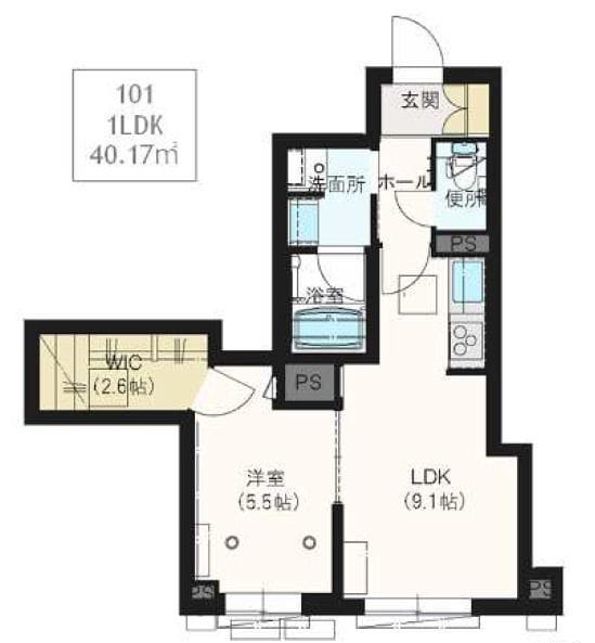 FAMILIA 101 間取り図