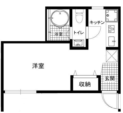 ガーデン南馬込 1002 間取り図