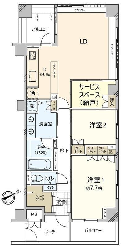 レジデンシア春日安藤坂 415