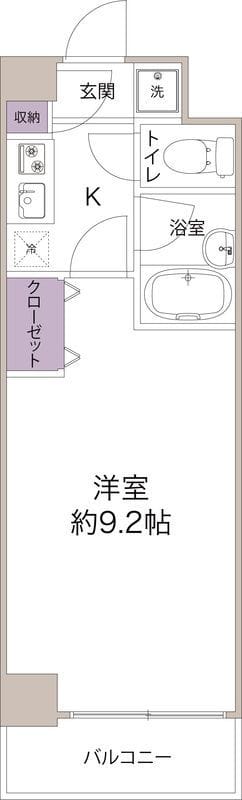 ヴィアレット原宿 103 間取り図