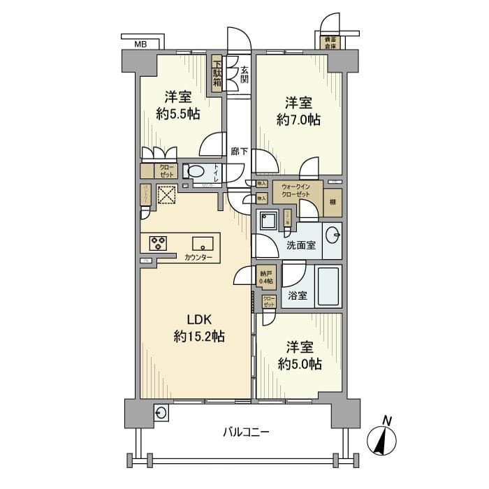 アネシア生田月見台 0 間取り図