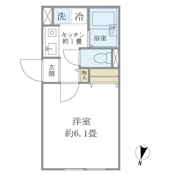 モデュロール上落合 404 間取り図