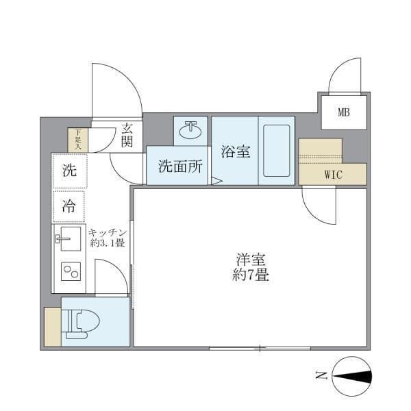 プラティーク旗の台ヒルサイド 101