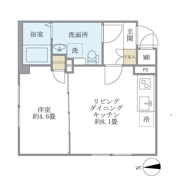 プラティーク旗の台ヒルサイド 401