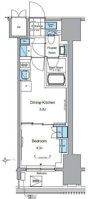 ルフォンプログレ田原町 1003