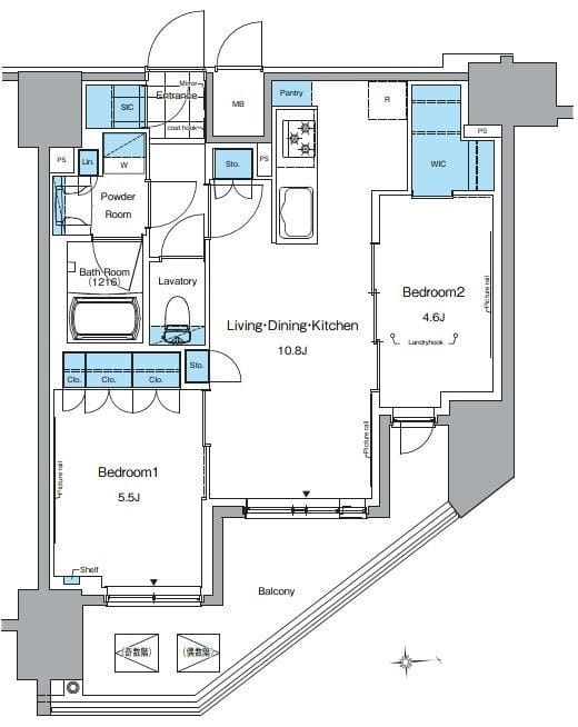 ルフォンプログレ田原町 1201
