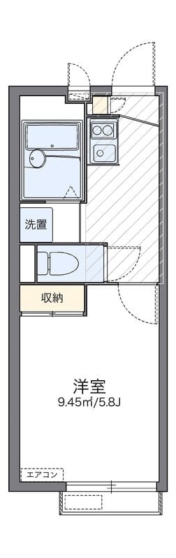 レオパレスパークソフィア 桜 201 間取り図