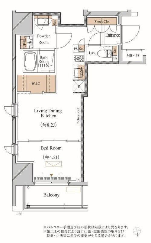 ブランシエスタ上野 0401 間取り図