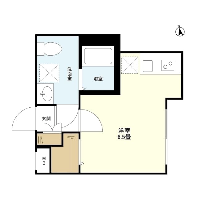 ウェルスクエアイズム文京小日向 102 間取り図